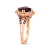 Thumbnail Image 2 of Le Vian Creme Brulee Garnet Ring 1/4 ct tw Diamonds 14K Strawberry Gold