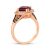 Thumbnail Image 3 of Le Vian Creme Brulee Garnet Ring 1/4 ct tw Diamonds 14K Strawberry Gold