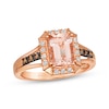 Thumbnail Image 0 of Le Vian Creme Brulee Morganite Ring 1/5 ct tw Diamonds 14K Strawberry Gold