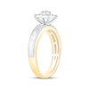 Thumbnail Image 2 of Round-Cut Diamond Halo Engagement Ring 1/3 ct tw 10K Two-Tone Gold