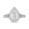 Thumbnail Image 2 of Neil Lane Artistry Pear-Shaped Lab-Grown Diamond Engagement Ring 3 ct tw 14K White Gold