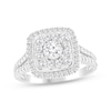 Thumbnail Image 1 of Multi-Diamond Engagement Ring 1 ct tw 10K White Gold