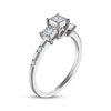 Thumbnail Image 2 of Memories Moments Magic Princess-Cut Diamond Three-Stone Engagement Ring 1/4 ct tw 14K White Gold