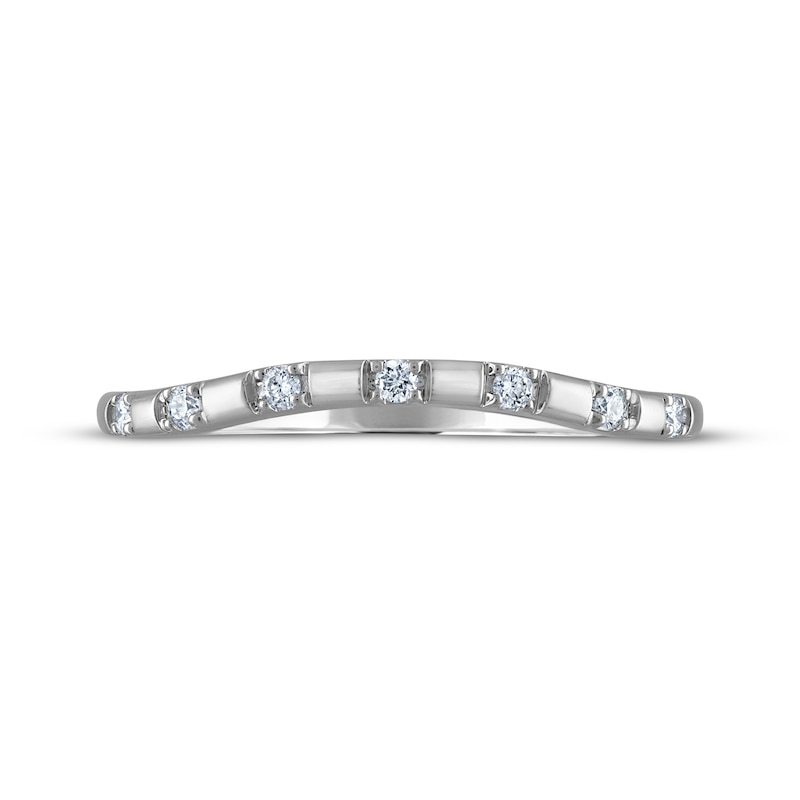 Main Image 3 of Diamond Wedding Band 1/15 ct tw 14K White Gold