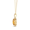 Thumbnail Image 1 of Le Vian Citrine Necklace 3/8 ct tw Diamonds 14K Honey Gold 19”