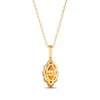 Thumbnail Image 2 of Le Vian Citrine Necklace 3/8 ct tw Diamonds 14K Honey Gold 19”