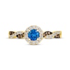 Thumbnail Image 4 of Le Vian Chocolate Twist  Sapphire Ring 1/4 ct tw Diamonds 14K Honey Gold