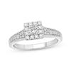 Thumbnail Image 4 of Princess-Cut Diamond Engagement Ring 5/8 ct tw 10K White Gold