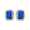 Thumbnail Image 2 of Le Vian Tanzanite Earrings 1/3 ct tw Diamonds 14K Honey Gold