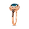 Thumbnail Image 2 of Le Vian Topaz Ring 1/2 ct tw Diamonds 14K Strawberry Gold