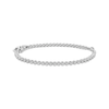 Thumbnail Image 1 of Diamond Adjustable Line Tennis Bracelet 1/4 ct tw 10K White Gold