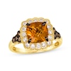 Thumbnail Image 1 of Le Vian Citrine Ring 5/8 ct tw Diamonds 14K Honey Gold