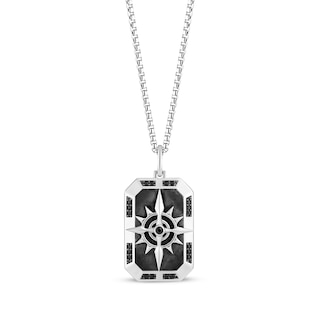 Star Wars™ Darth Vader™ Black Diamonds Women's Necklace 1/6 CTTW