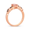 Thumbnail Image 2 of Le Vian Morganite Ring 1/6 ct tw Diamonds 14K Strawberry Gold