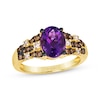 Thumbnail Image 0 of Le Vian Venetian Mosaic Amethyst Ring 3/8 ct tw Diamonds 14K Honey Gold