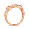 Thumbnail Image 2 of Le Vian Morganite Ring 3/8 ct tw Diamonds 14K Strawberry Gold