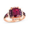 Thumbnail Image 1 of Le Vian Venetian Color on Color Rhodolite Garnet Ring 1/5 ct tw Diamonds 14K Strawberry Gold