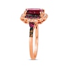 Thumbnail Image 2 of Le Vian Venetian Color on Color Rhodolite Garnet Ring 1/5 ct tw Diamonds 14K Strawberry Gold