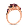 Thumbnail Image 3 of Le Vian Venetian Color on Color Rhodolite Garnet Ring 1/5 ct tw Diamonds 14K Strawberry Gold