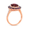 Thumbnail Image 3 of Le Vian Venetian Color on Color Rhodolite Garnet & Amethyst Ring 1/2 ct tw Diamonds 14K Strawberry Gold