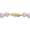 Thumbnail Image 2 of Pink Cultured Pearl Strand 10K Yellow Gold 18&quot;