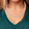 Thumbnail Image 3 of Pink Cultured Pearl Strand 10K Yellow Gold 18&quot;