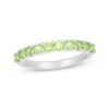 Thumbnail Image 1 of Peridot Stackable Ring Sterling Silver