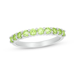 Peridot Stackable Ring Sterling Silver