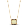 Thumbnail Image 0 of Le Vian Opal Necklace 1/4 ct tw Diamonds 14K Honey Gold 19"