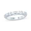 Thumbnail Image 1 of Lab-Grown Diamonds by KAY Emerald-Cut Five-Stone Anniversary Ring 1-1/2 ct tw 14K White Gold