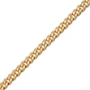 Thumbnail Image 3 of Hollow Cuban Curb Chain Necklace 10K Yellow Gold 22&quot;