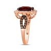 Thumbnail Image 1 of Le Vian Vault Garnet Ring 5/8 ct Diamonds 14K Strawberry Gold Size 7