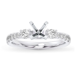 Lab-Created Diamonds by KAY Engagement Ring Setting 1/2 ct tw 14K White Gold