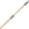 Thumbnail Image 2 of Spring & Mariner Link Bracelet 10K Two-Tone Gold 8.5&quot;