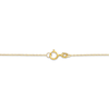 Thumbnail Image 3 of Heart & Diamond-Cut Bead Station Necklace 10K Yellow Gold 18&quot;