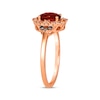 Thumbnail Image 2 of Le Vian Garnet Ring 1/5 ct tw Diamonds 14K Strawberry Gold