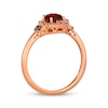 Thumbnail Image 3 of Le Vian Garnet Ring 1/5 ct tw Diamonds 14K Strawberry Gold