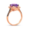 Thumbnail Image 3 of Le Vian Venetian Color on Color Amethyst & Pink Sapphire Ring 1/2 ct tw Diamonds 14K Strawberry Gold