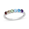 Thumbnail Image 0 of Multi-Gemstone Rainbow Ring Sterling Silver