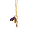 Thumbnail Image 2 of Le Vian Garden Party Collection Amethyst & Pink Sapphire Dragonfly Necklace 14K Honey Gold 19&quot;