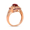 Thumbnail Image 3 of Le Vian Venetian Color on Color Rhodolite, Pink & White Sapphire Ring 5/8 ct tw Diamonds 14K Strawberry Gold