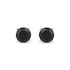 Thumbnail Image 1 of Black Onyx Solitaire Stud Earrings Sterling Silver