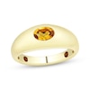 Thumbnail Image 1 of Oval-Cut Citrine Signet Ring 10K Yellow Gold