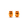 Thumbnail Image 2 of Oval-Cut Citrine Solitaire Stud Earrings 14K Yellow Gold