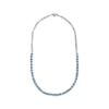 Thumbnail Image 1 of Oval-Cut Swiss Blue Topaz Paperclip Chain Necklace Sterling Silver 18&quot;