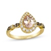 Thumbnail Image 0 of Le Vian Pear-Shaped Morganite Ring 1/3 ct tw 14K Honey Gold