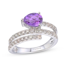 Le Vian Good Karma Pear-Cut Amethyst Ring 5/8 ct tw Diamonds 14K Vanilla Gold