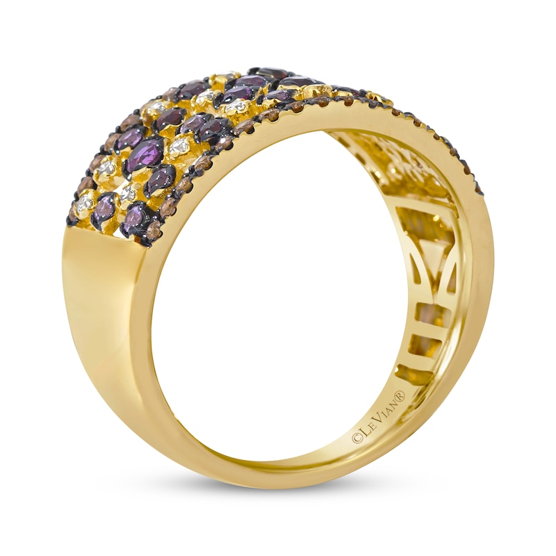 Le Vian Multi-Stone Scatter Ring 1/3 ct tw Diamonds 14K Honey Gold