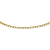 Thumbnail Image 1 of Solid Diamond-Cut Flat Curb Chain Necklace 5mm 14K Yellow Gold 20&quot;