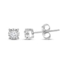 Thumbnail Image 1 of Radiant Reflections Round-Cut Diamond Solitaire Stud Earrings 1/6 ct tw Sterling Silver (J/I3)